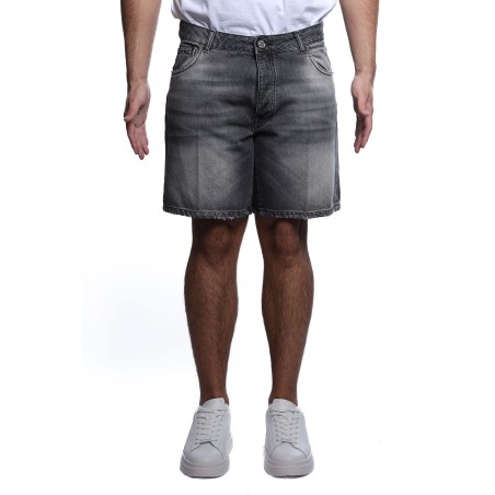 bermuda maison 9 paris UOMO NERO - M9S871 vista frontale