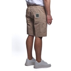 bermuda maison 9 paris UOMO BEIGE CAMEL - M9S873 vista laterale