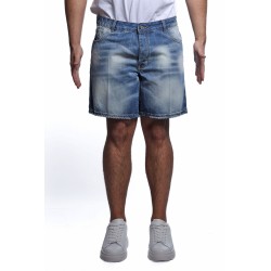 bermuda maison 9 paris UOMO BLU - M9S874 vista frontale