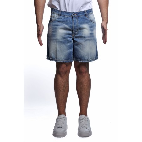 bermuda maison 9 paris UOMO BLU - M9S874 vista frontale