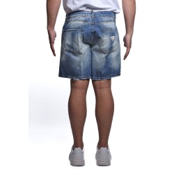 bermuda maison 9 paris UOMO BLU - M9S874 vista posteriore
