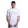 t-shirt maison 9 paris UOMO BIANCA E CREMA - M9M2817 vista frontale