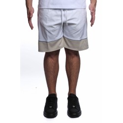 bermuda maison 9 paris UOMO BIANCO E CREMA - M9S840 vista frontale