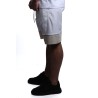 bermuda maison 9 paris UOMO BIANCO E CREMA - M9S840 vista laterale