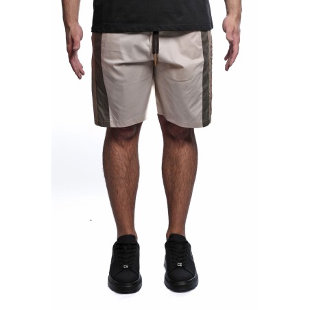 bermuda maison 9 paris UOMO PANNA E MORO - M9S837 vista frontale