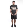 bermuda maison 9 paris UOMO NERO E MORO - M9S838 vista completo frontale