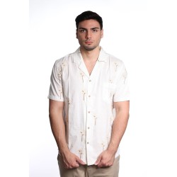 camicia guess uomo BIANCA P1LQ - F5GH09WH471 vista frontale