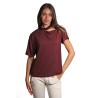 t-shirt jijil DONNA BORDEAUX 1349 DARK WINE - JPI24TS320 vista frontale