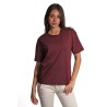 t-shirt jijil DONNA BORDEAUX 1349 DARK WINE - JPI24TS319 vista frontale