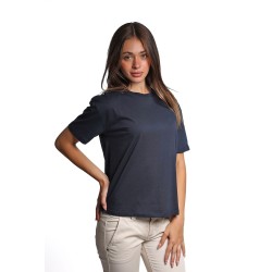t-shirt jijil DONNA 0872 BLUE - JPI24TS319 vista frontale