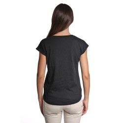 t-shirt censured DONNA BLACK - TW 6455 T JSLU 90 vista posteriore