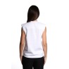 t-shirt jijil DONNA 0088 BIANCA E NERA - JPE23TS443 vista posteriore