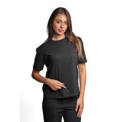 t-shirt jijil DONNA 0002 NERA - JPI24TS319 vista frontale