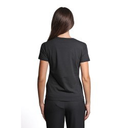 t-shirt peuterey DONNA NERA - MENTA 03 - PED5341 vista posteriore