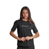 t-shirt john richmond DONNA BLACK - UWP25173TS AYT vista frontale