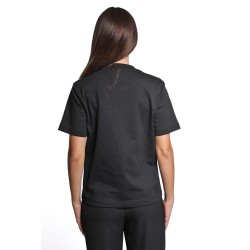 t-shirt john richmond DONNA BLACK - UWP25173TS AYT vista posteriore