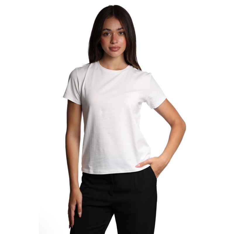 t-shirt peuterey DONNA BIANCA 730 - MENTA 03 - PED5341 vista frontale