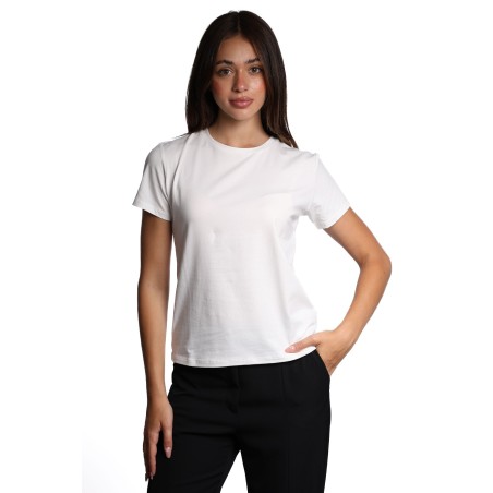 t-shirt peuterey DONNA BIANCA 730 - MENTA 03 - PED5341 vista frontale