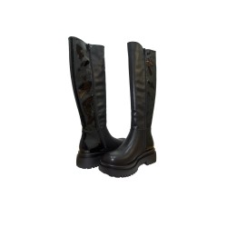 stivali al ginocchio versace jeans couture DONNA NERI 899 - 79VA3S65 vista frontale
