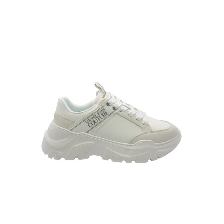scarpe versace jeans couture UOMO BIANCHE 003 - 79YA3SC2 vista laterale
