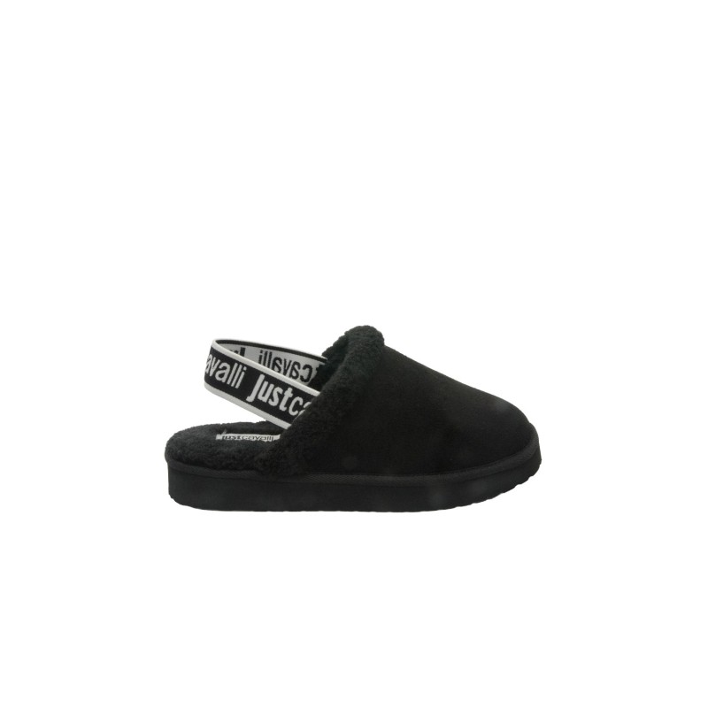 sabot just cavalli DONNA NERI 899 - 79RA3S36 vista laterale