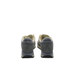 scarpe saucony DONNA GRIGIE E BEIGE GREY/TAN - JAZZ ORIGINAL - S2044-723 vista posteriore