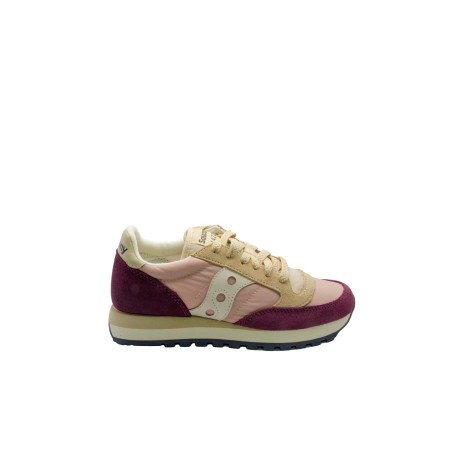 scarpe saucony DONNA ROSA E BEIGE BLUSH/TAN - JAZZ ORIGINAL - S2044-722 vista laterale