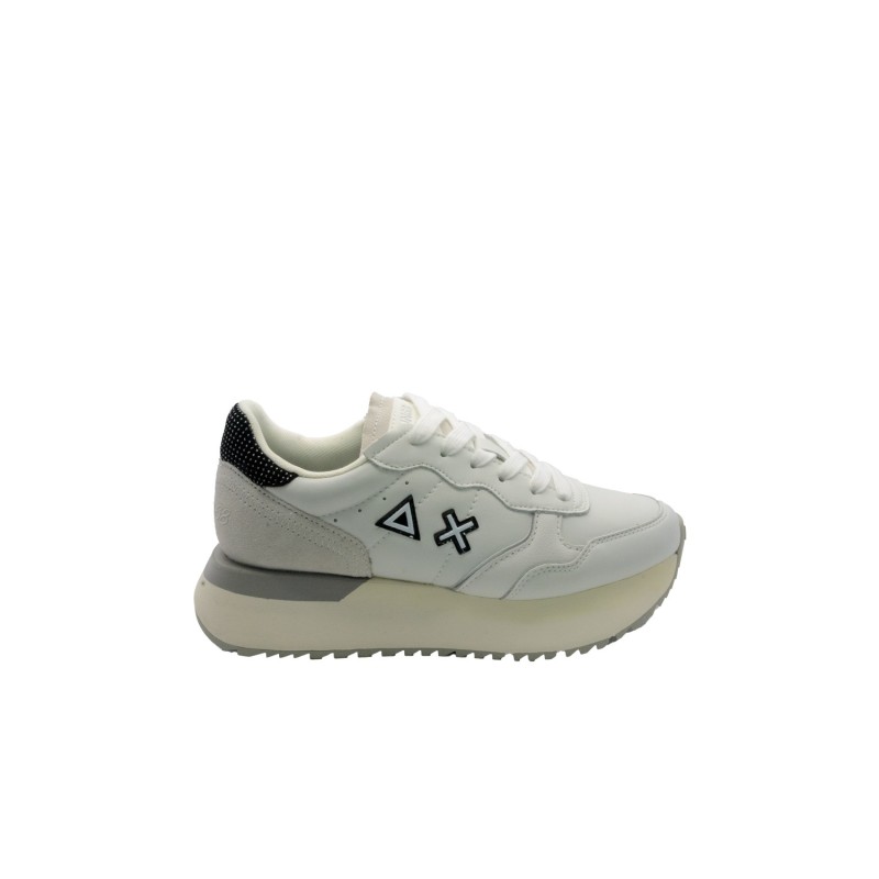 scarpe sun68 DONNA 31 BIANCO PANNA - BIG ALLY vista laterale