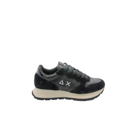 scarpe sun68 DONNA 11 NERE - ALLY BRIGHT NYLON vista laterale