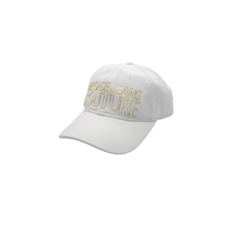 cappello versace jeans couture UNISEX BIANCO E ORO G03 - 79VAZK32 vista laterale