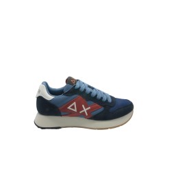 scarpe sun68 UOMO 07 NAVY BLUE - JAKI BICOLOR vista laterale