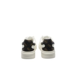 scarpe guess DONNA BIANCHE E MARRONI WHIBRO - FLJELBFAL12 vista posteriore