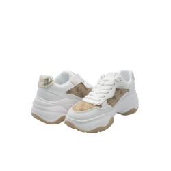 scapre guess DONNA BIANCHE E BEIGE BEIBR - FLTHP4FAL12 vista frontale