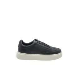 scarpe guess UOMO BLACK - FMFPLALEA12 vista laterale