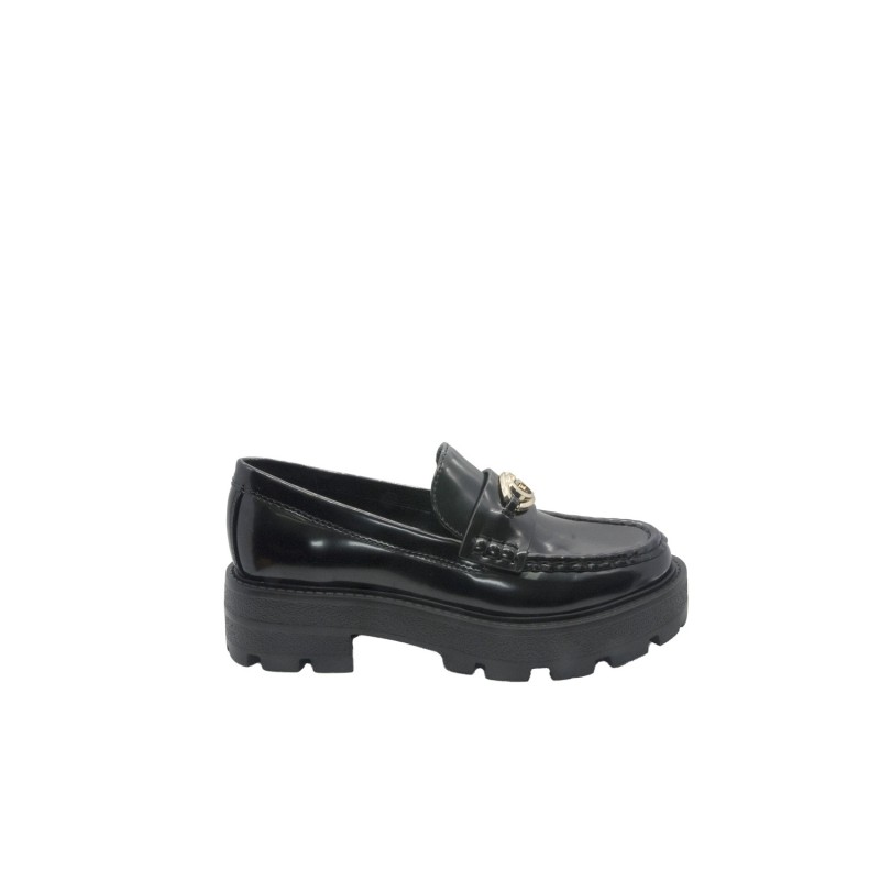 mocassini guess DONNA BLACK - FLTYNKELE14 vista laterale