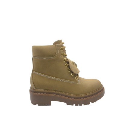 anfibi guess DONNA CAMMELLO TAN - FLTLVYELE10 vista laterale