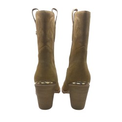 stivaletti guess DONNA CAMMELLO TAN - FLTSALSUE10 vista posteriore
