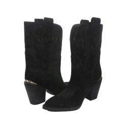 stivaletti guess DONNA BLACK - FLTSALSUE10 vista frontale
