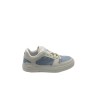 scarpe gcds UOMO AVORIO E AZZURRE MILK/BLUE JEANS - GCU1011 460 vista laterale