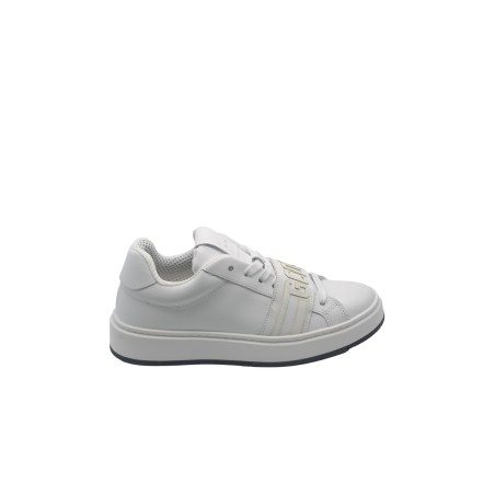 scarpe gcds UOMO WHITE - GCU1012 009 vista laterale
