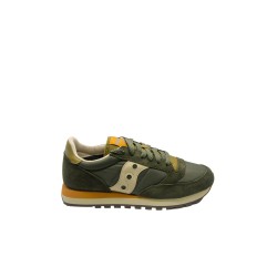 scarpe saucony UOMO VERDI E AVORIO FOREST/IVORY - JAZZ ORIGINAL - S2044-729 vista laterale