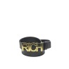 cintura john richmond DONNA BLACK E GOLD - RWA25112CI vista frontale