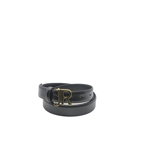 cintura john richmond DONNA BLACK E GOLD - RWA25115CI vista frontale