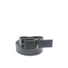 cintura reversibile momodesign UOMO BLACK E BLUE - MO-82CN vista frontale blu