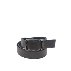 cintura reversibile momodesign UOMO BLACK E T.MORO - MO-88CN vista frontale marrone scuro