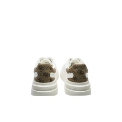 scarpe guess UOMO BIANCHE E BEIGE WBEIB - FMPVIBLEA12 vista posteriore