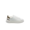 scarpe guess UOMO BIANCHE E BEIGE WBEIB - FMPVIBLEA12 vista laterale