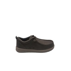 scarpe jeep UOMO 030 DK.BROWN - SAMOA WALLEBEE - JM52111A vista laterale