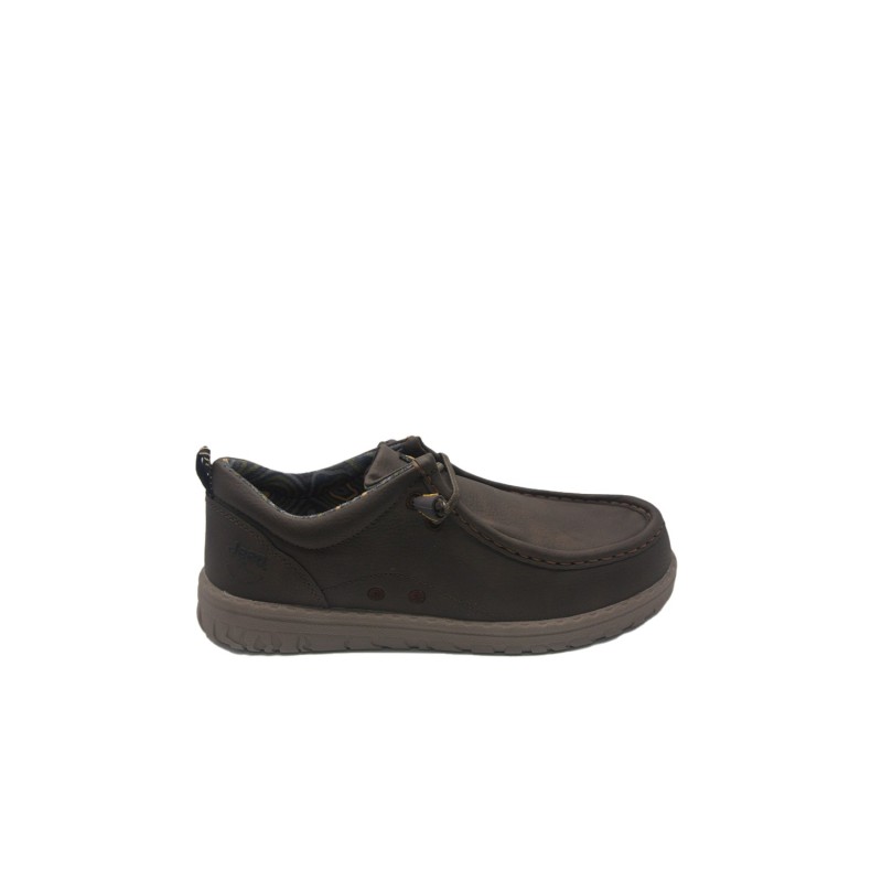 scarpe jeep UOMO 030 DK.BROWN - SAMOA WALLEBEE - JM52111A vista laterale