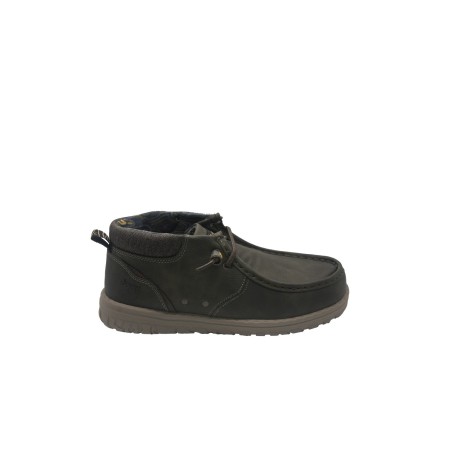 scarpe alte jeep UOMO 020 MILITARY - SAMOA WALLABEE MID - JM52112A vista laterale